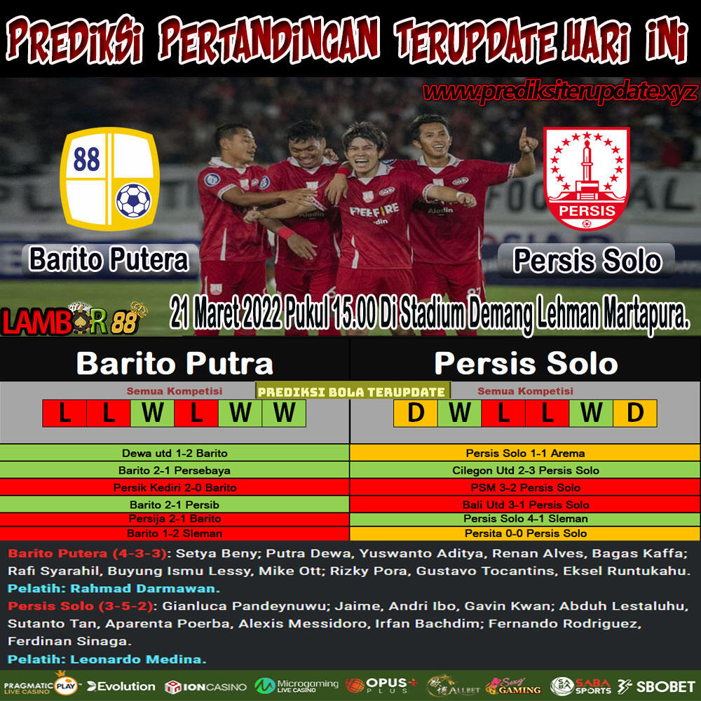 Prediksi Liga Indonesia : Barito Putera vs Persis Solo