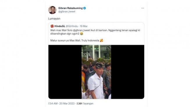 Duh! Ikut Kirab Ogoh-ogoh, Gibran Sampai Disebut Kafir