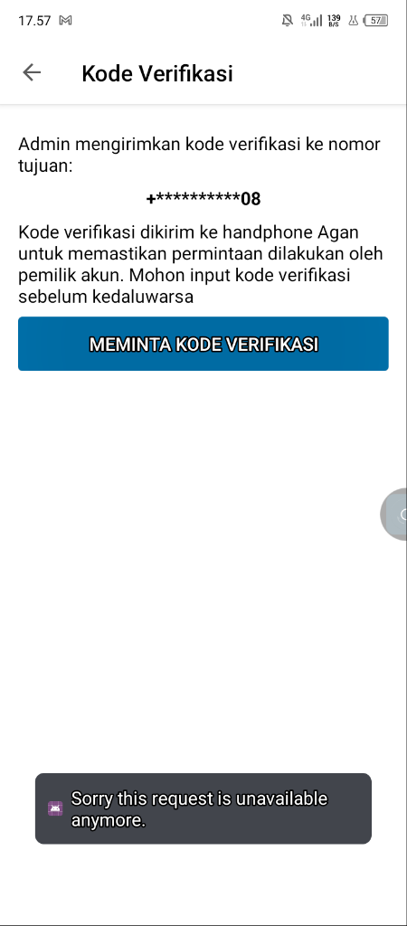 Kenapa Tidak Bisa Mengganti Nomor Rekening Tujuan ? 