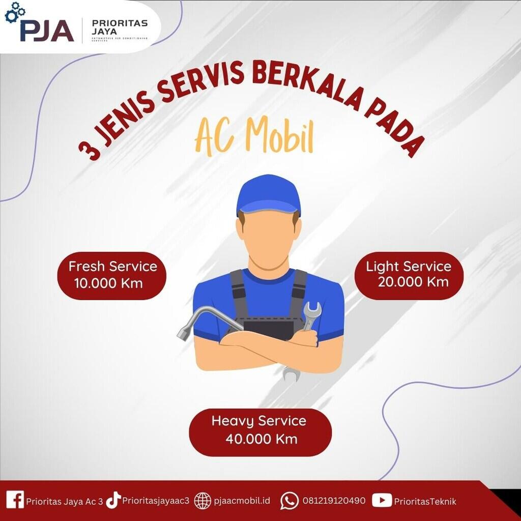 Servis AC Mobil Secara Berkala