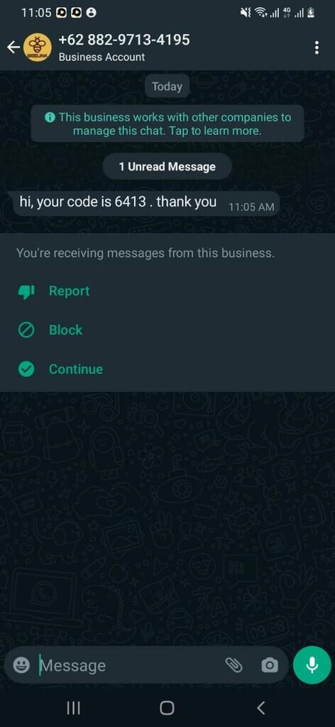 Aneh Tapi Nyata, Nerima OTP Beberapa Aplikasi via WhatsApp Walau Request VIA SMS