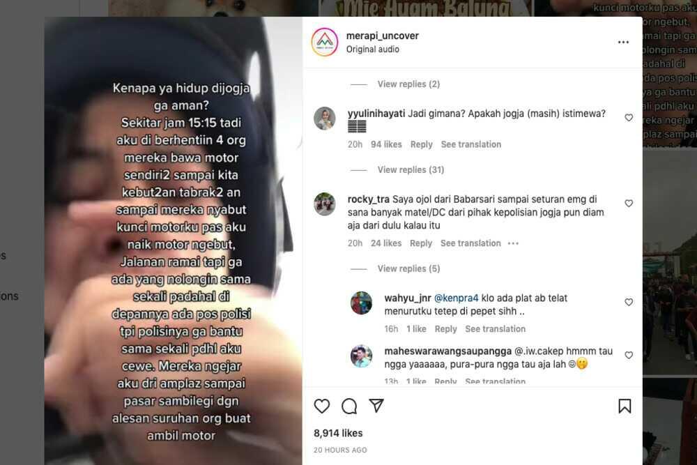 Viral! Sejumlah Warga Mengaku Jadi Korban Begal Bermodus Debt Collector di Jogja