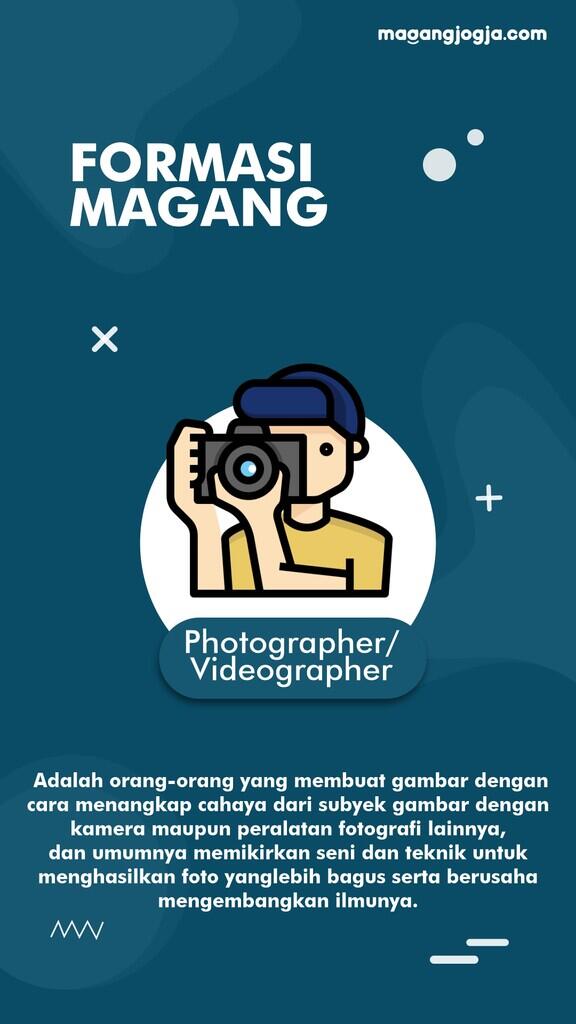 Kalian suka foto dan edit video? kuy salurkan hoby kalian ke magangjogja.com