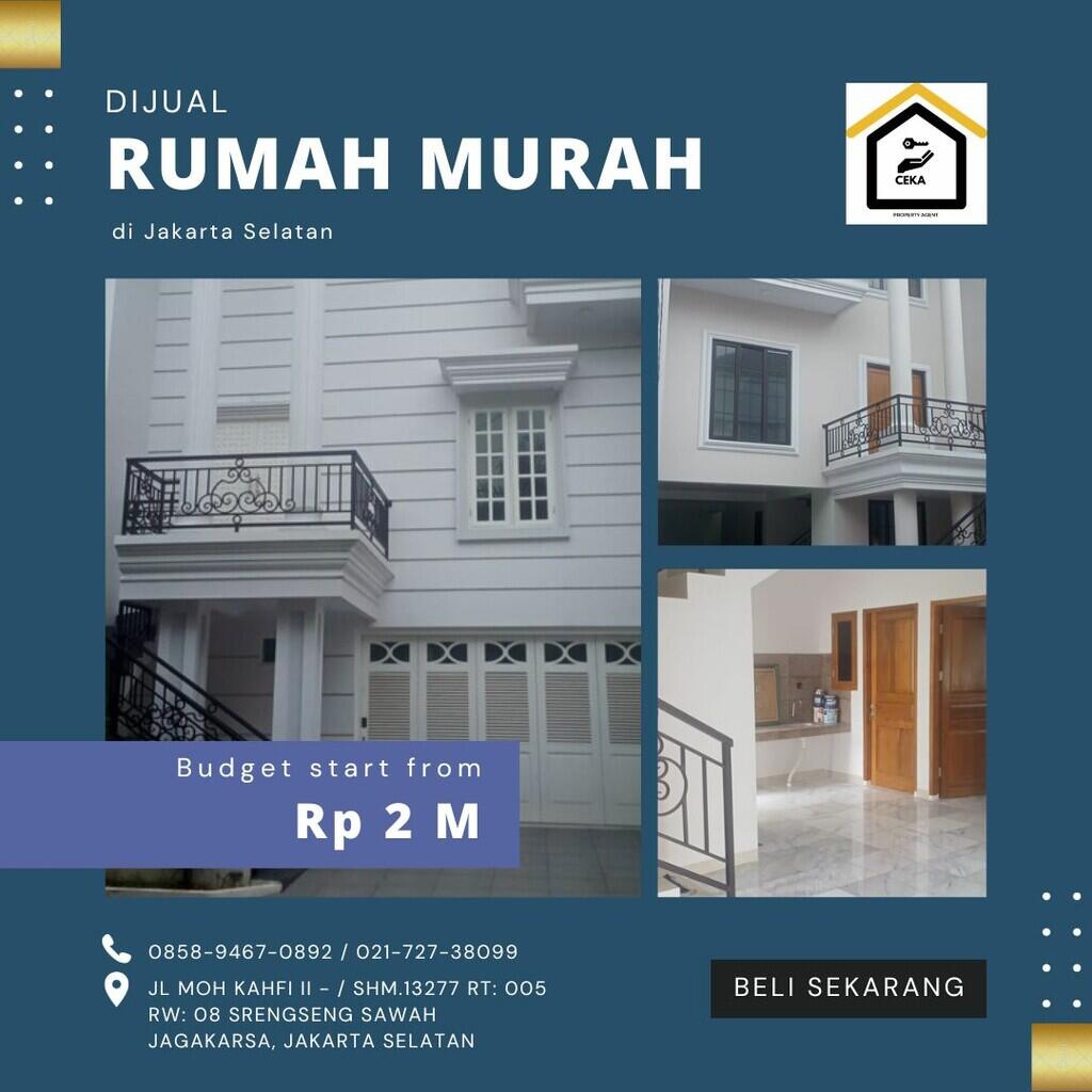 Dijual Rumah Murah hub 085894670892