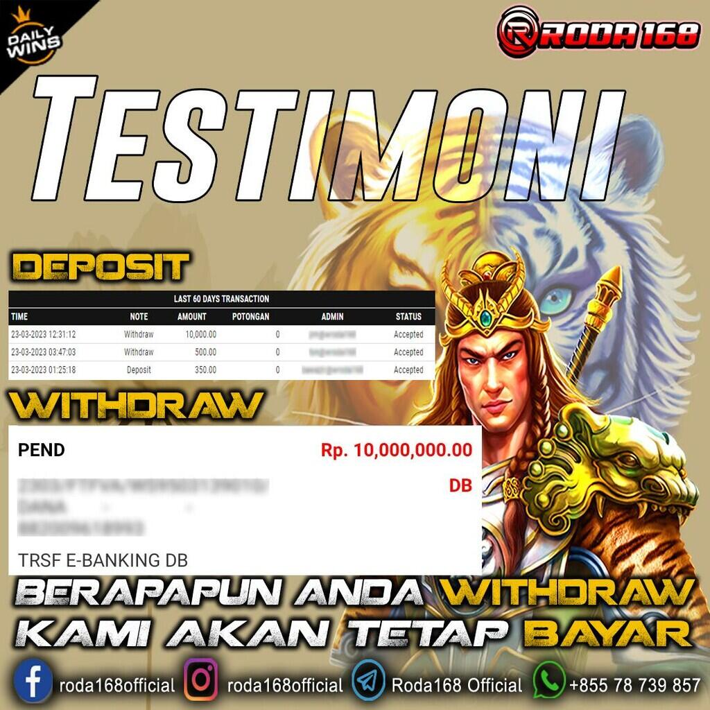 RODA168 SITUS JUDI OLINE RESMI INDONESIA