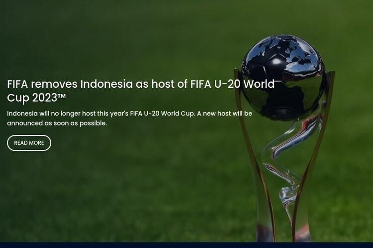 RESMI !!! Indonesia Gagal Menggelar Piala Dunia U-20 !!!