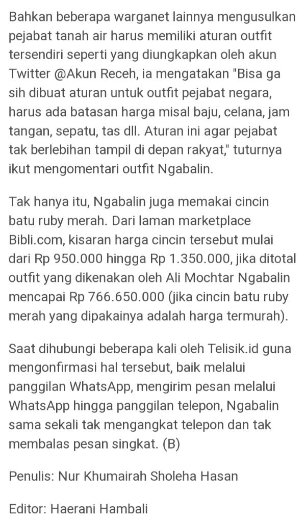 Ali Ngabalin Pamer Harta Ratusan Juta

