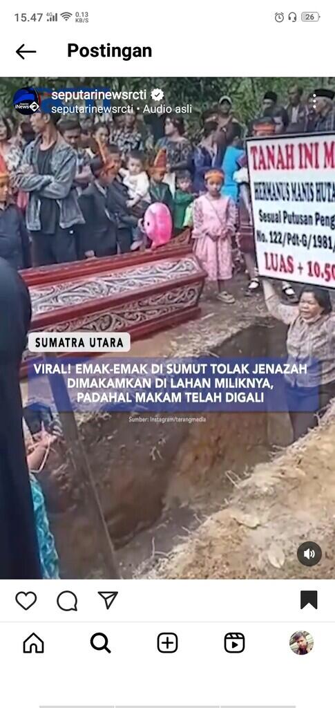 Viral Emak-emak di Sumut Tolak Jenazah dimakamkan dilahan miliknya, Padahal makam sud