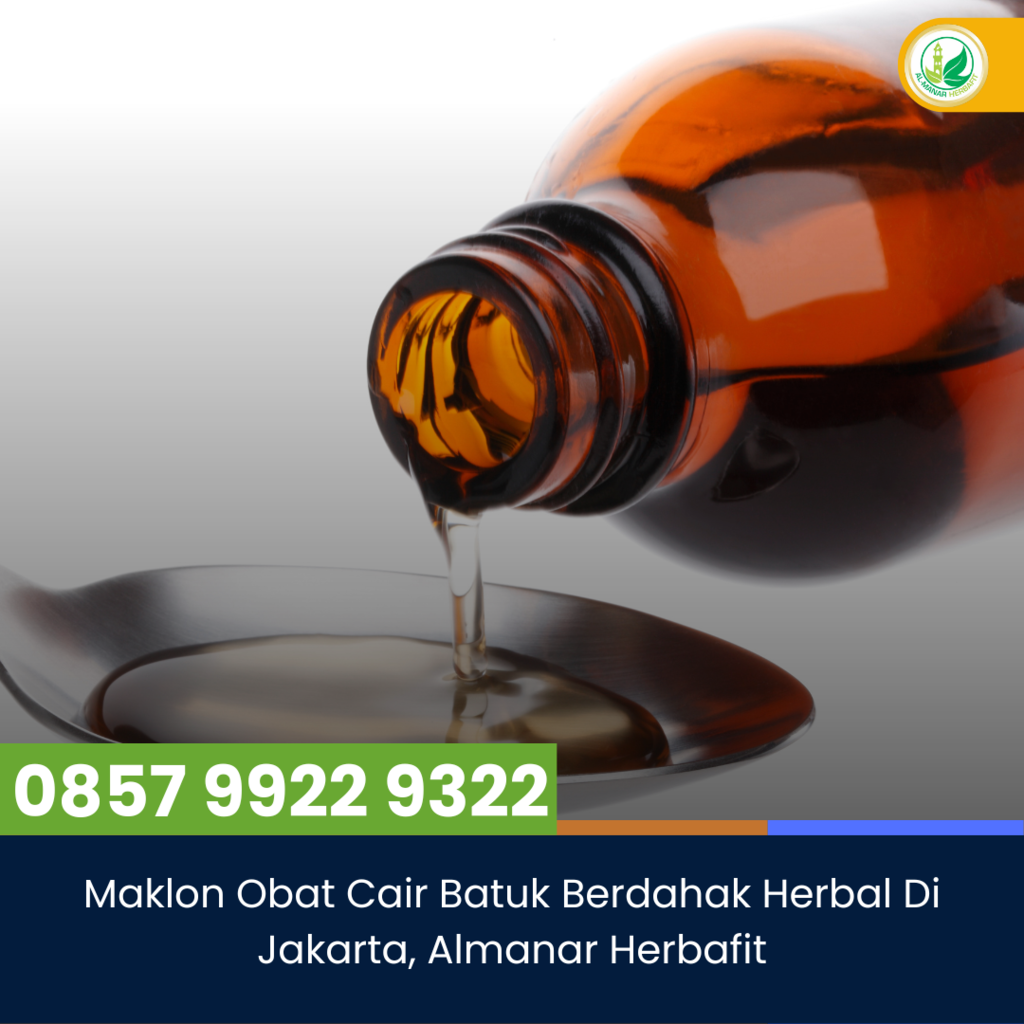 Maklon Obat Cair Batuk Berdahak Herbal Di Jakarta, Almanar Herbafit