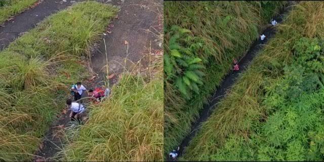 Mantap! Guru Pantau Siswa Bolos Sekolah Pakai Drone