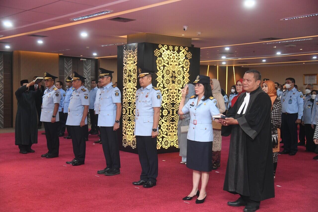 Lantik 5 Pimti Madya, Yasonna Minta Buat Terobosan Kreatif