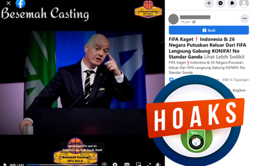 #Hoaks: Berita Liga Arab Keluar FIFA Bohong Gan, Nabil El Arabi Bukan Sekjen Lagi! 