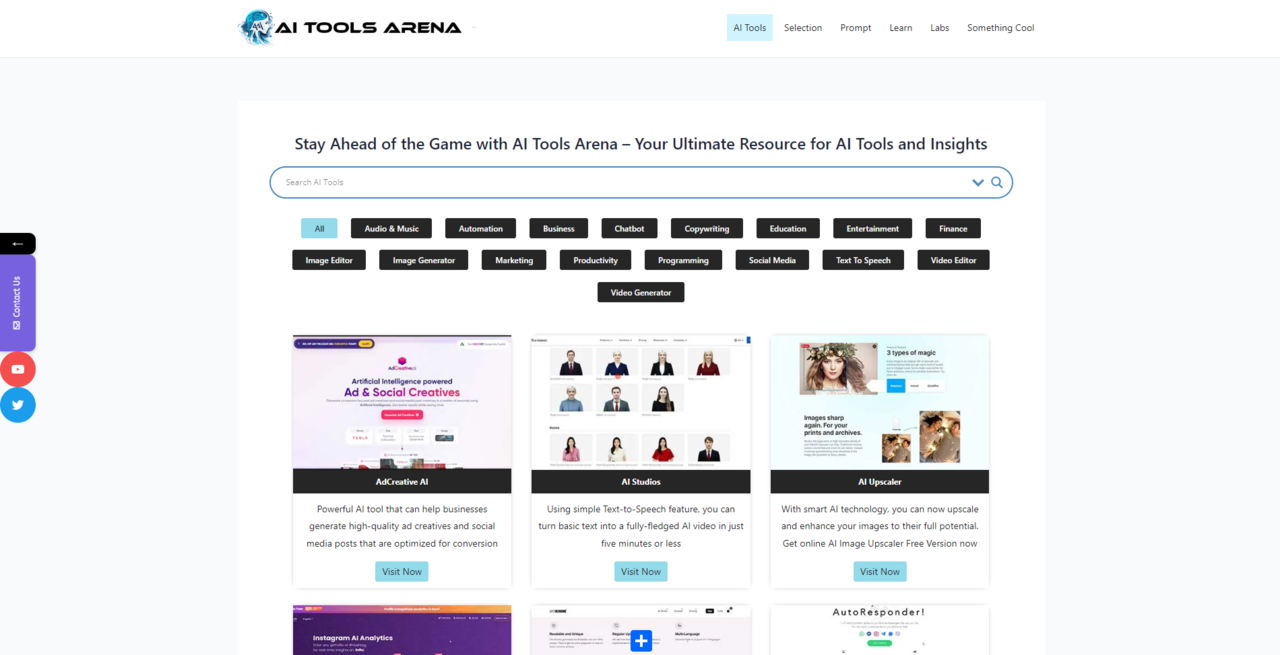 Mohon Bantu Vote AI Tools Arena