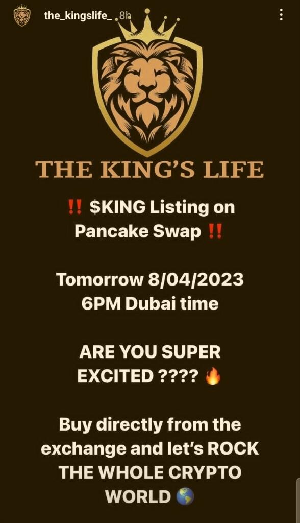 The King's Life : Luxury Lifestyle Industry (Launching 23/11/22).