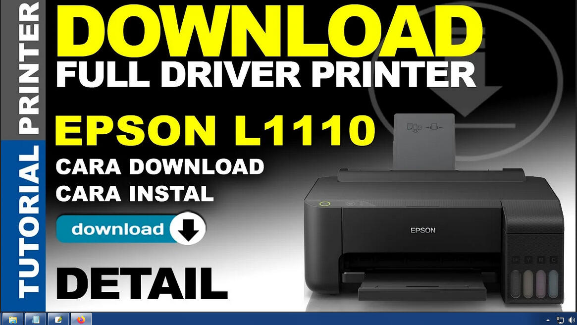 Download Dan Cara Instal Driver Printer Epson L1110 Tanpa CD KASKUS