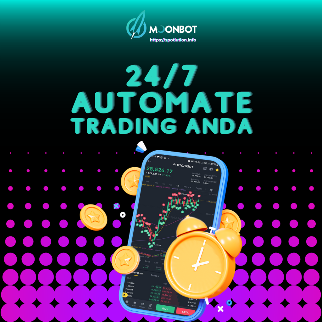 Moonbot|Spotlution -EA/Robot Real Trading Crypto di Binance dengan Technical Analysis