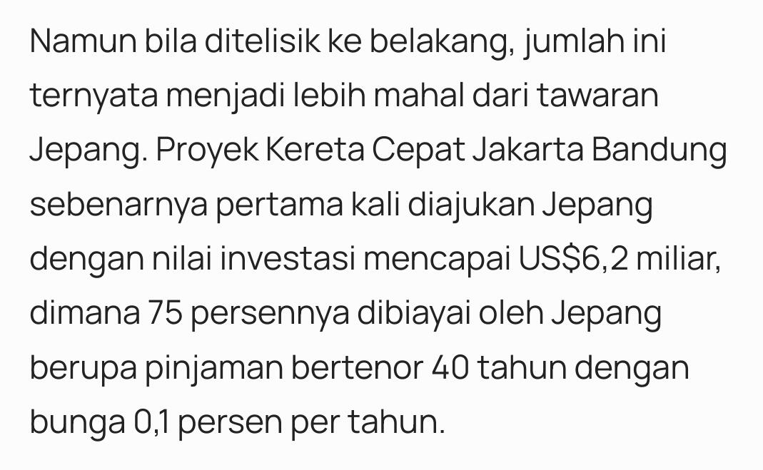 Luhut Gagal Nego Bunga Pinjaman Proyek Kereta Cepat Jakarta-Bandung jadi 2 Persen