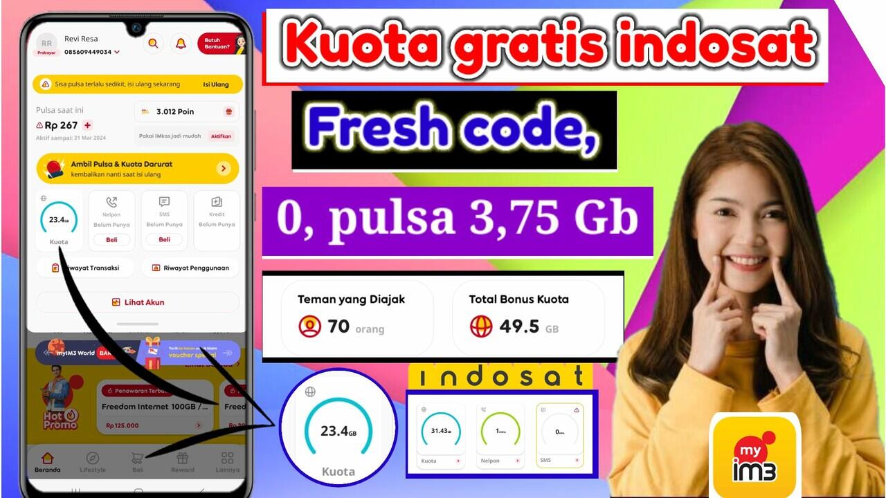 Cara memasukkan Kode referral myim3 terbaru 2023