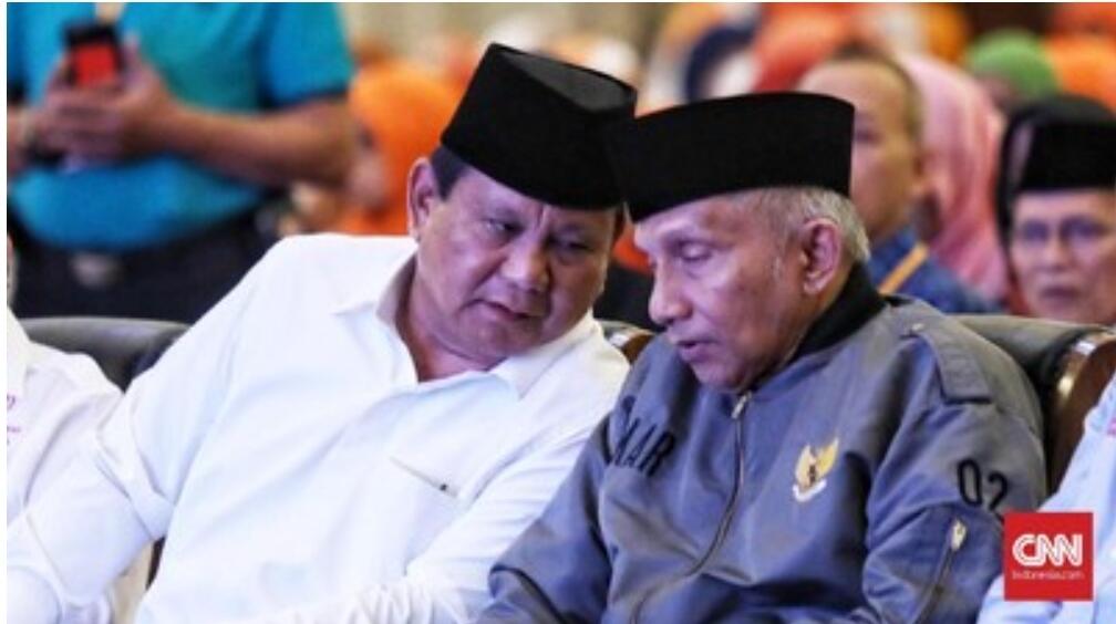  Amien Rais Dukung Prabowo Lagi Jika Anies Batal Jadi Capres