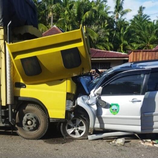 Sekretaris BPBD Pasaman, Isteri dan Anak Meninggal Kecelakaan