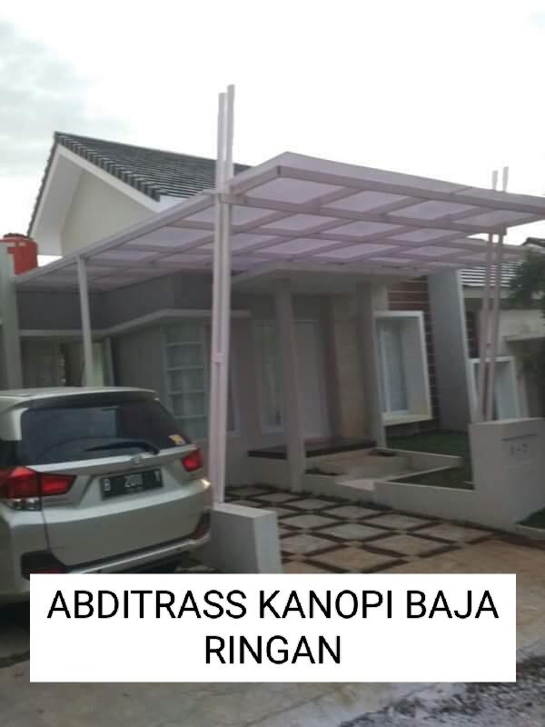 Abditrass Jasa Pemasangan Kanopi Baja Ringan di Bogor Depok Jakarta Tanggerang Bekasi