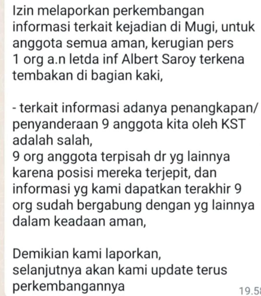 Panglima TNI Kerahkan Kekuatan Maksimal Cari Prajurit Hilang Usai Kontak Tembak