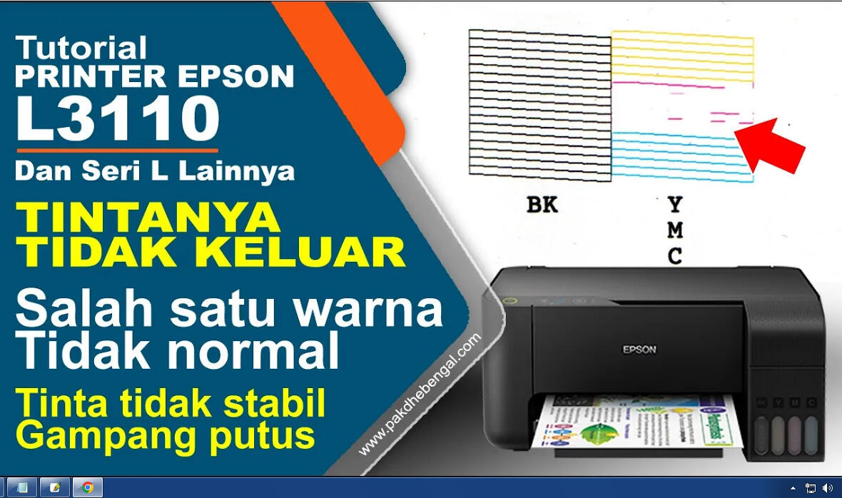 Cara Mengatasi Printer Epson L3110 Salah Satu Tinta Warnanya Tidak Keluar Kaskus 2602