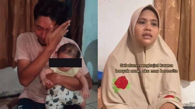 Viral Kisah Orangtua Punya 8 Anak,Ayah Gadai SIM C Rp 50 Ribu, Anak Makan Kertas. . .