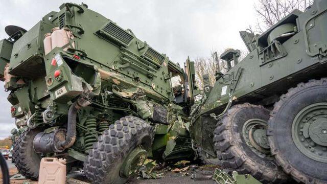 MaxxPro dan M-SHORAD Milik US Army Bertabrakan di Jerman, 7 Personel Luka-Luka