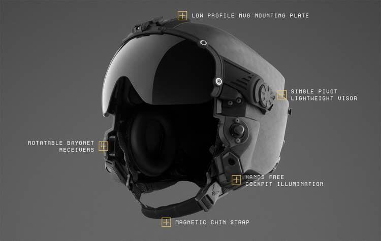 Next Generation Fixed Wing Helmet - Mengenal Helm Baru yang Diuji Coba Pilot F-22