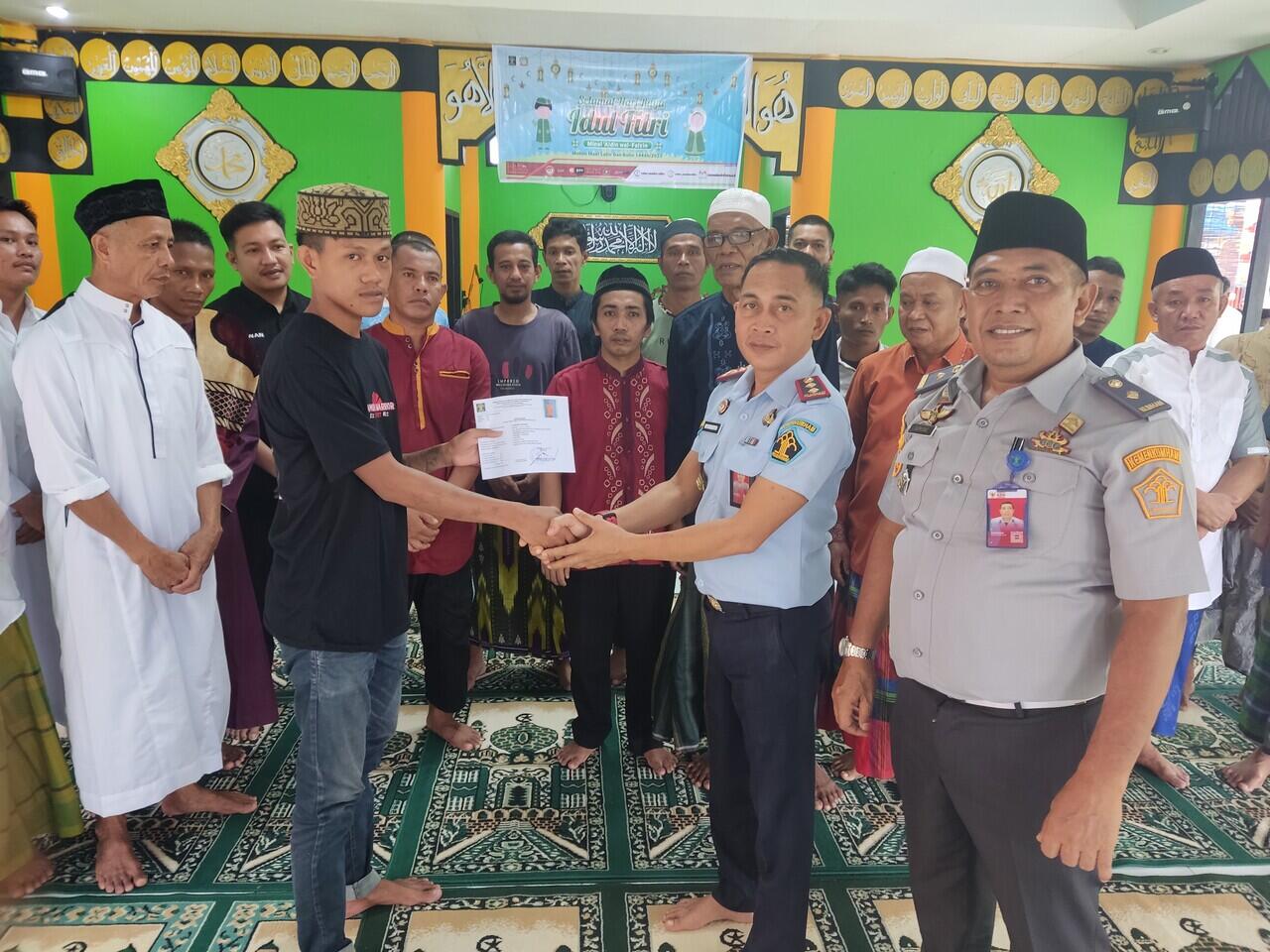BERKAH LEBARAN 151 ORANG NARAPIDAN RUTAN UNAAHA DAPAT REMISI SATU ORANG BEBAS