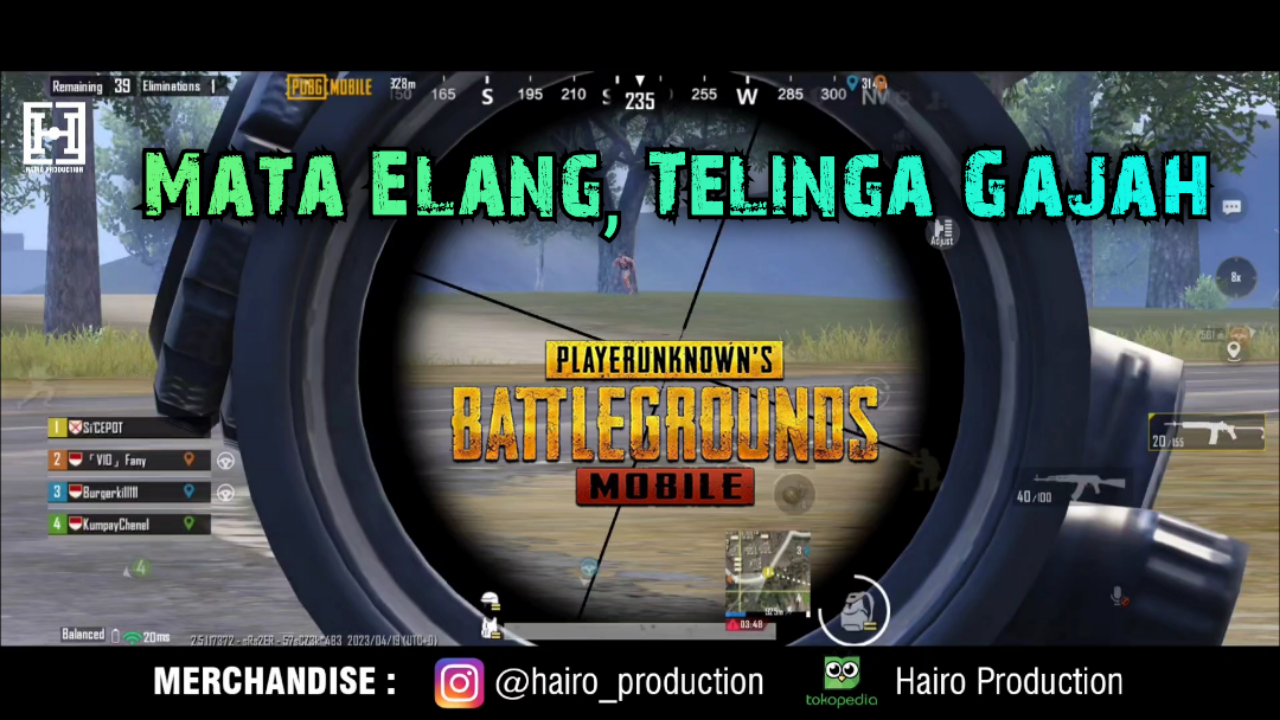 &#91;Video&#93; MATA ELANG, TELINGA GAJAH - PUBG MOBILE