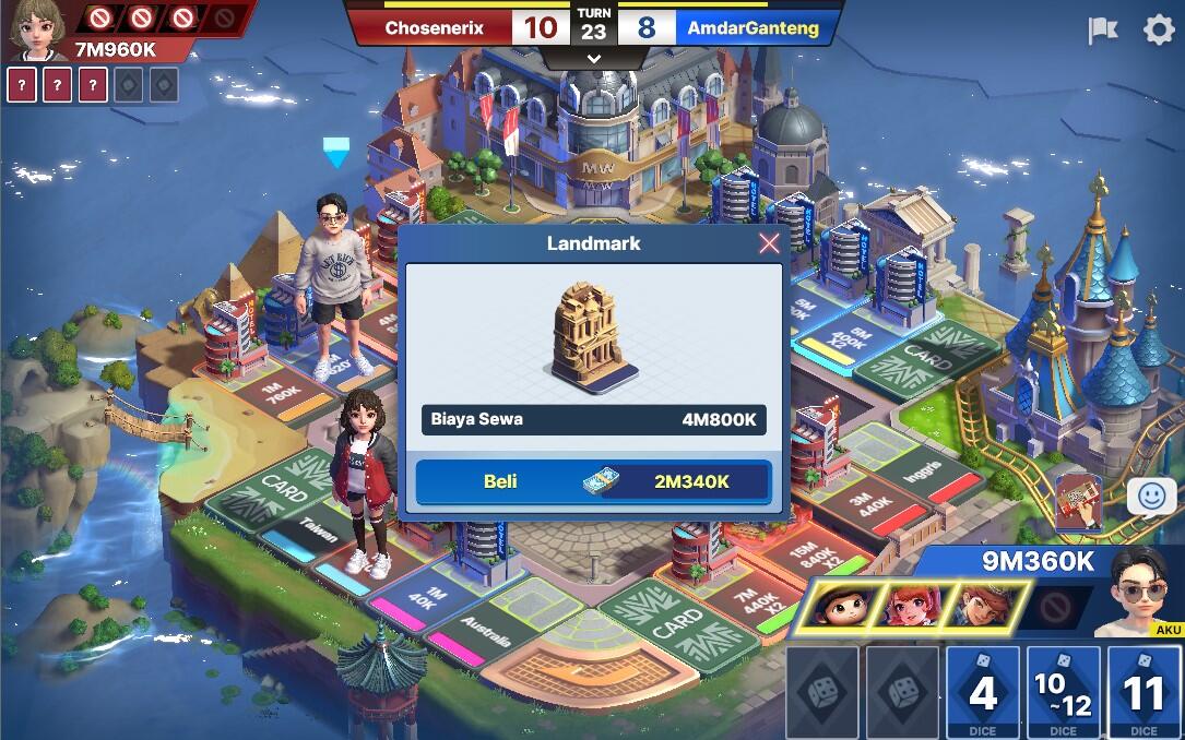 8 Trik Mengalahkan Lawan di Let's Get Rich 2: Meta World