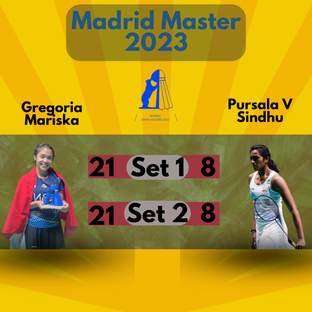 Gregoria Mariska Menjuarai Madrid Master 2023