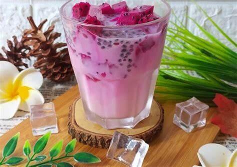 Es Buah Naga | Minuman Segar dan Nikmat