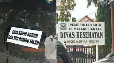 Tampan dan Pemberani, Seorang Pria Tempelkan Ujaran Menohok ke Pemobil Parkir Liar