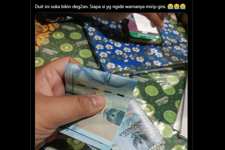 Warganet Keluhkan Warna Uang Rp 2.000 Terbaru Hampir Mirip dengan Rp 50.000
