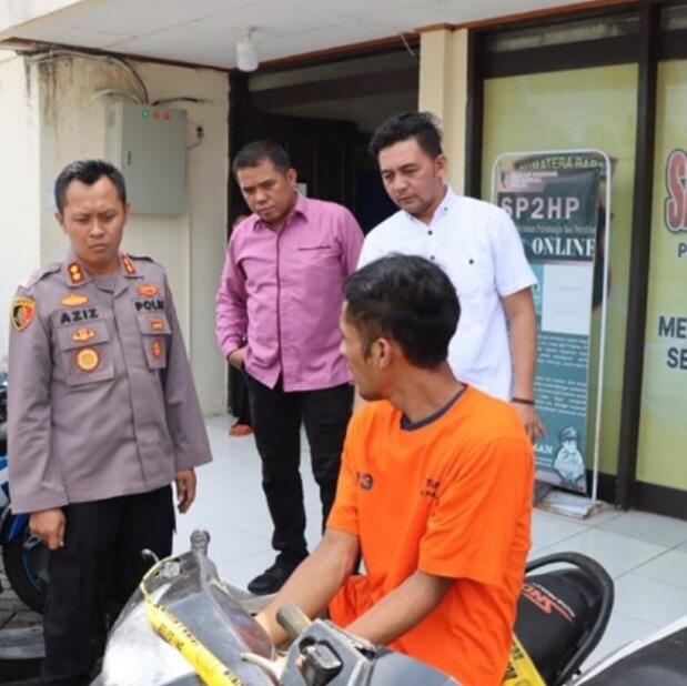Polsek Sungai Geringging Tangap Pelaku Curanmor
