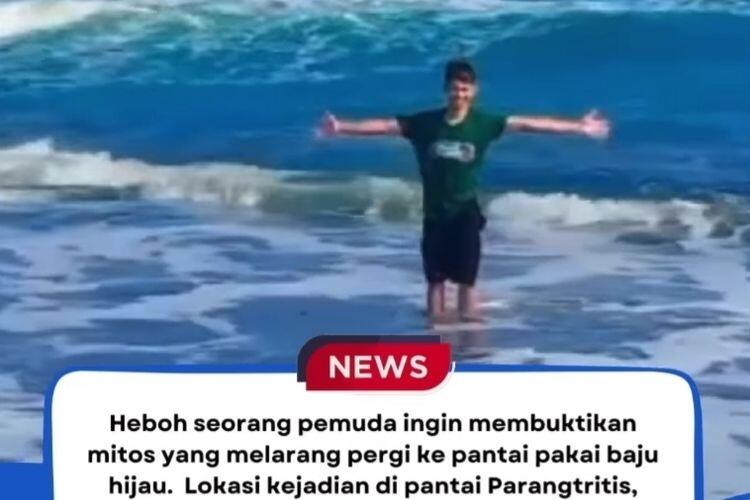 Menguak Mitos soal Larangan Pakai Baju Hijau di Pantai Selatan

