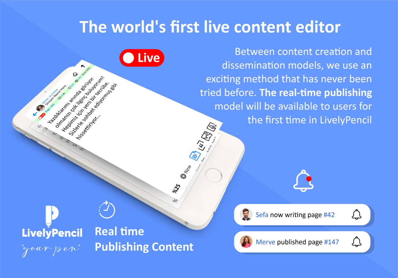 LivelyPencil A new model for content creation and publishing.