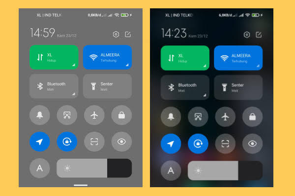 Cara Membuat Control Center Miui Transparan