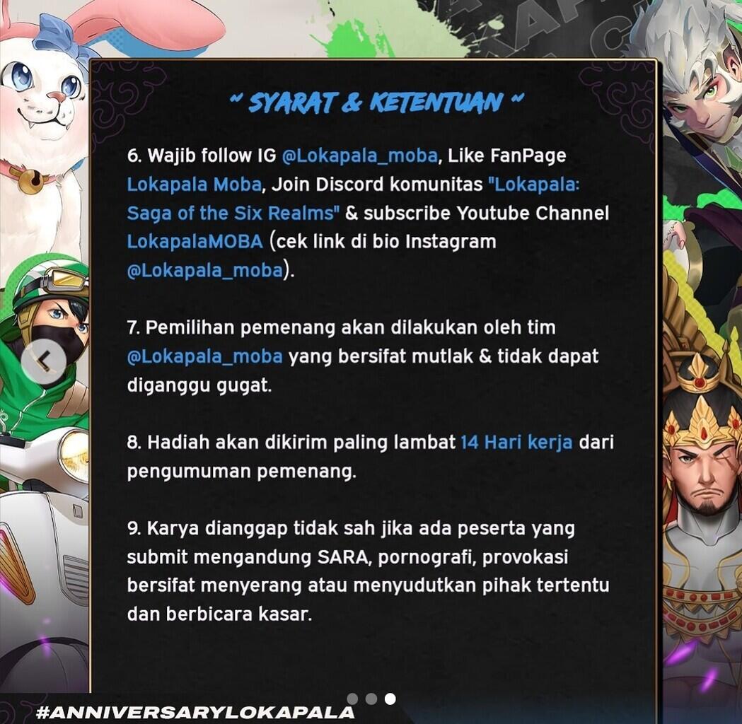 Lokapala Moba, &quot;Event Sambut Anniversary ke-3 dan Roadmap Tournament&quot;