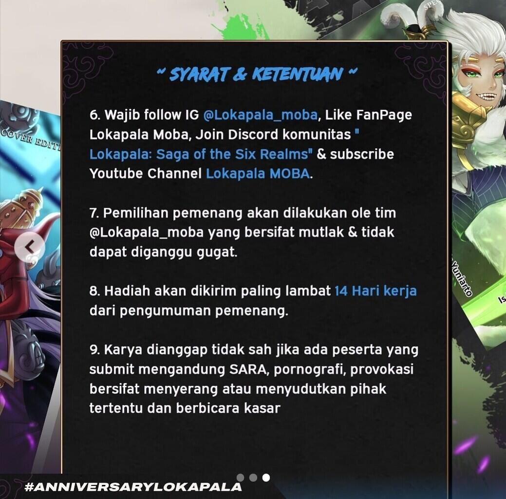 Lokapala Moba, &quot;Event Sambut Anniversary ke-3 dan Roadmap Tournament&quot;