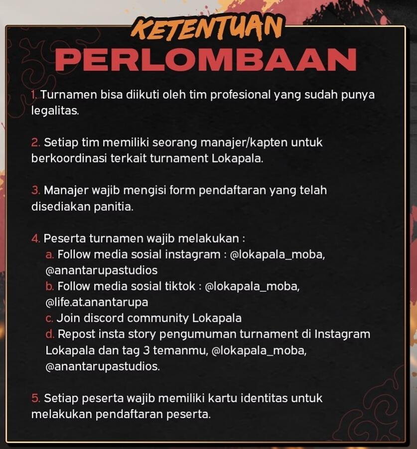 Lokapala Moba, &quot;Event Sambut Anniversary ke-3 dan Roadmap Tournament&quot;