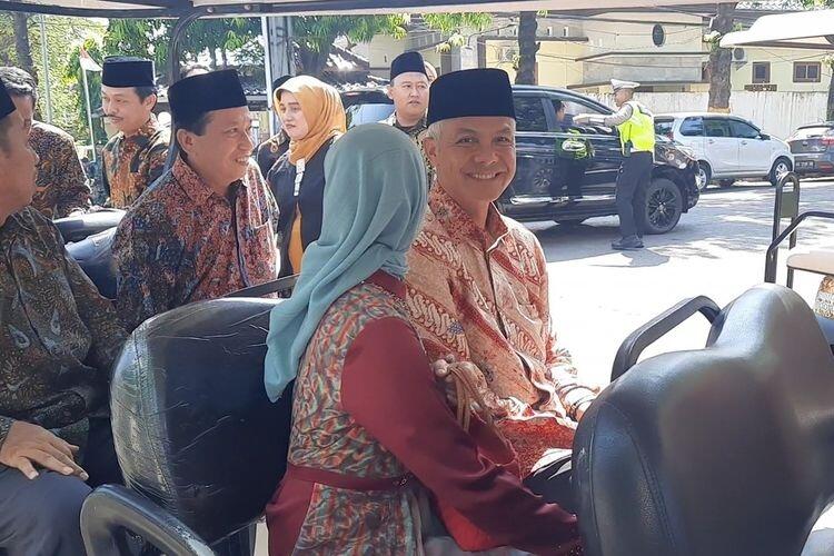 Ganjar Pranowo Naik Helikopter Hadiri "Ngunduh Mantu" Adik Menag