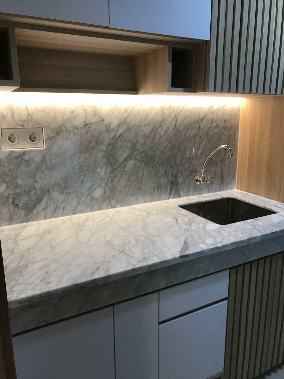 Meja Dapur Marmer Granit