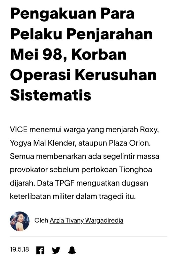 Mei 1998, Saat Jakarta Dilanda Kerusuhan Mencekam dan Ditinggal Para Penghuninya...

