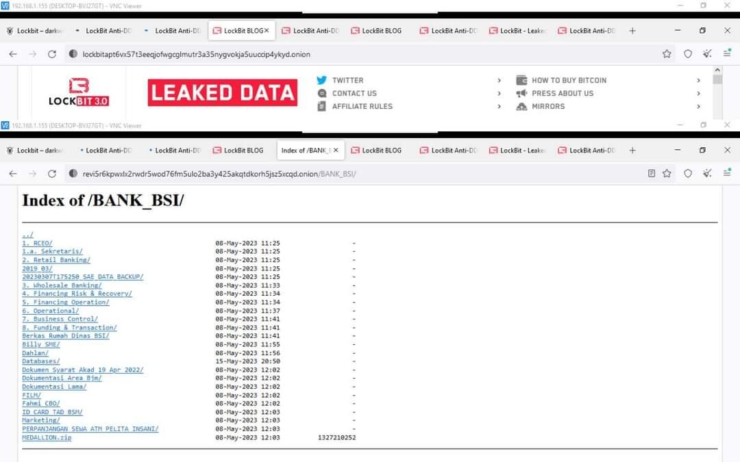 Masa Negosiasi Berakhir, Hacker LockBit Disebut Publikasikan Data BSI di Dark Web