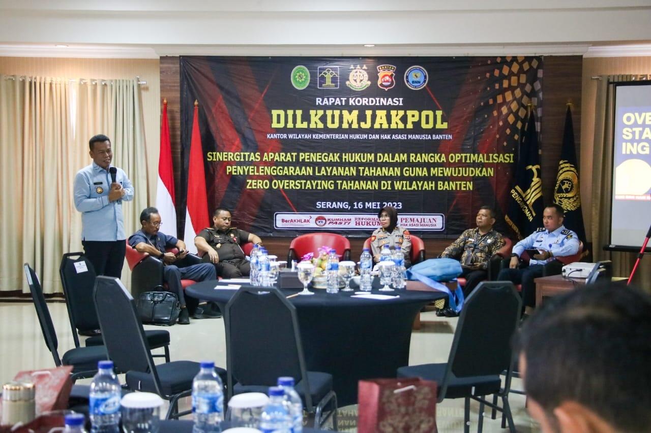 Zero Overstaying Tahanan, Kanwil Kemenkumham Banten Selenggarakan DILKUMJAKPOL 2023