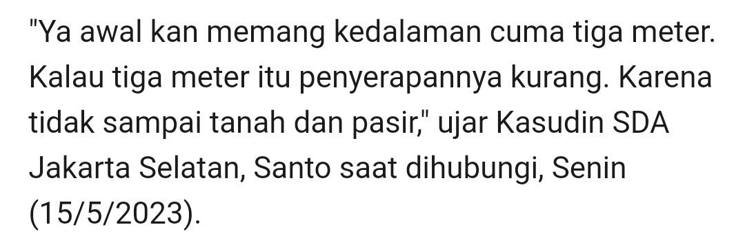 Bahayakan Pengendara Pemprov DKI Harus Bongkar Sumur Resapan Warisan Anies Baswedan 